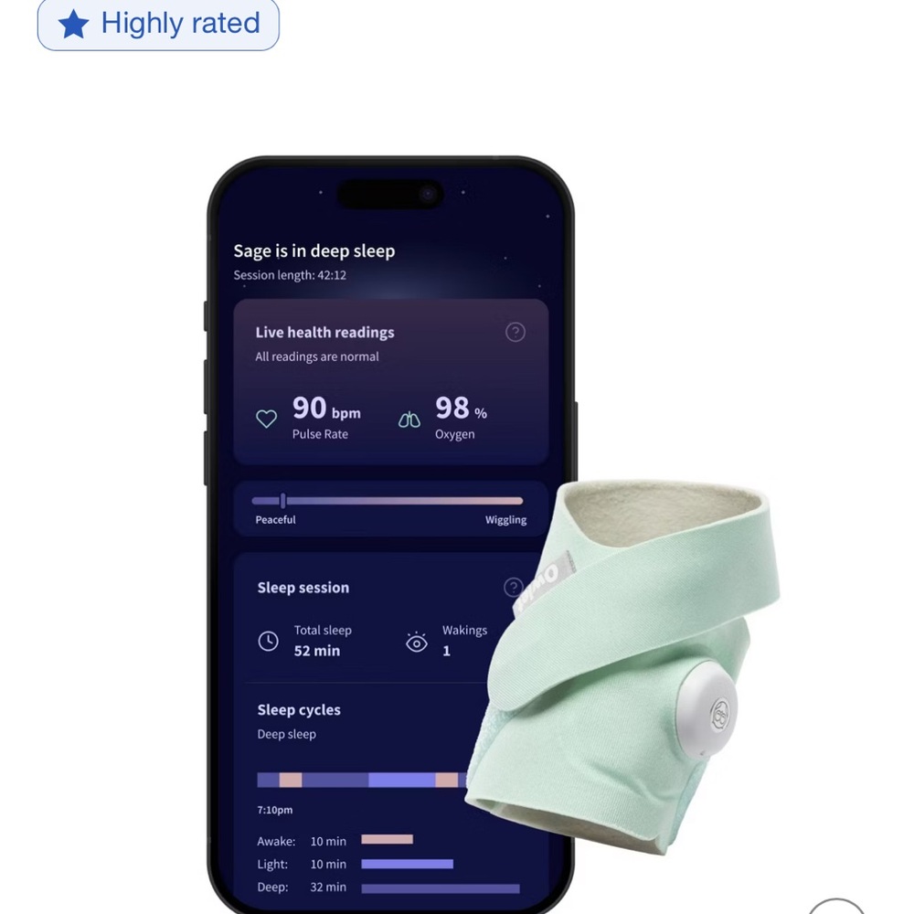 Smart Baby Monitor with Mint Band